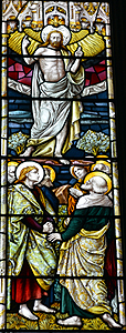The ascension in the east window March 2014